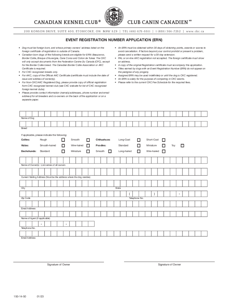 Fillable Online Ckc Registration Requirements Fill Out Sign Online 