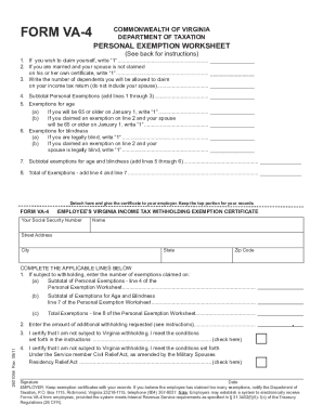 Fillable Online Virginia State Income Tax Withholding Form Fax Email 