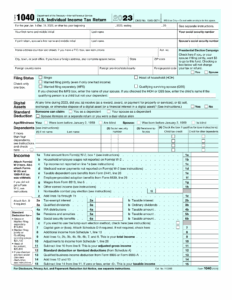 Form 1040 For 2023 Catch Up On Filing Late With Our PDF Editor