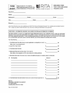 Form 20 EXT Fill Out Sign Online And Download Fillable PDF
