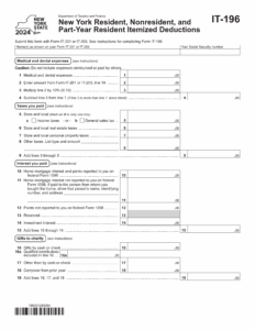 Form IT 196 2024 2025 Fill Official Tax Forms PDF Guru