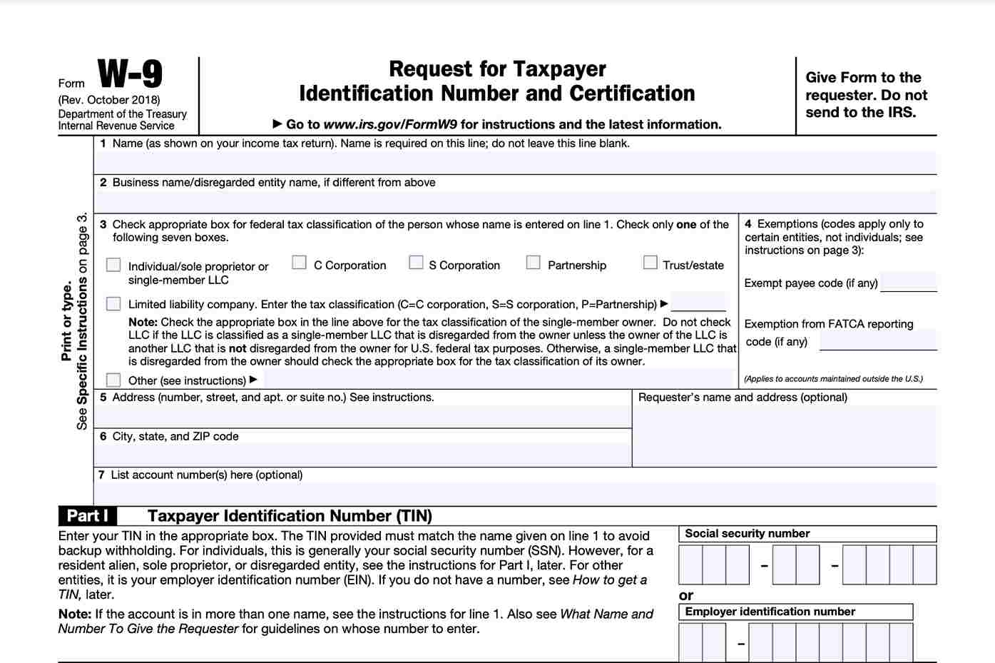 Form W 9 And Taxes Everything You Should Know TurboTax Tax Tips U0026 Videos
