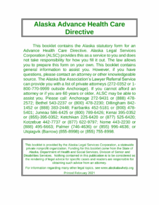 Free Alaska Advance Health Care Directive Form Template PDF