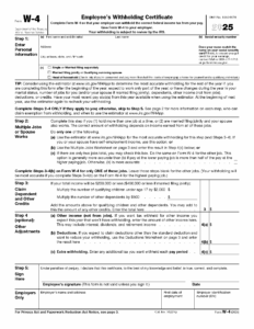 Free IRS Form W4 2024 PDF EForms