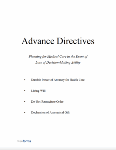 Free Michigan Advance Directive Form Medical POA U0026 Living Will