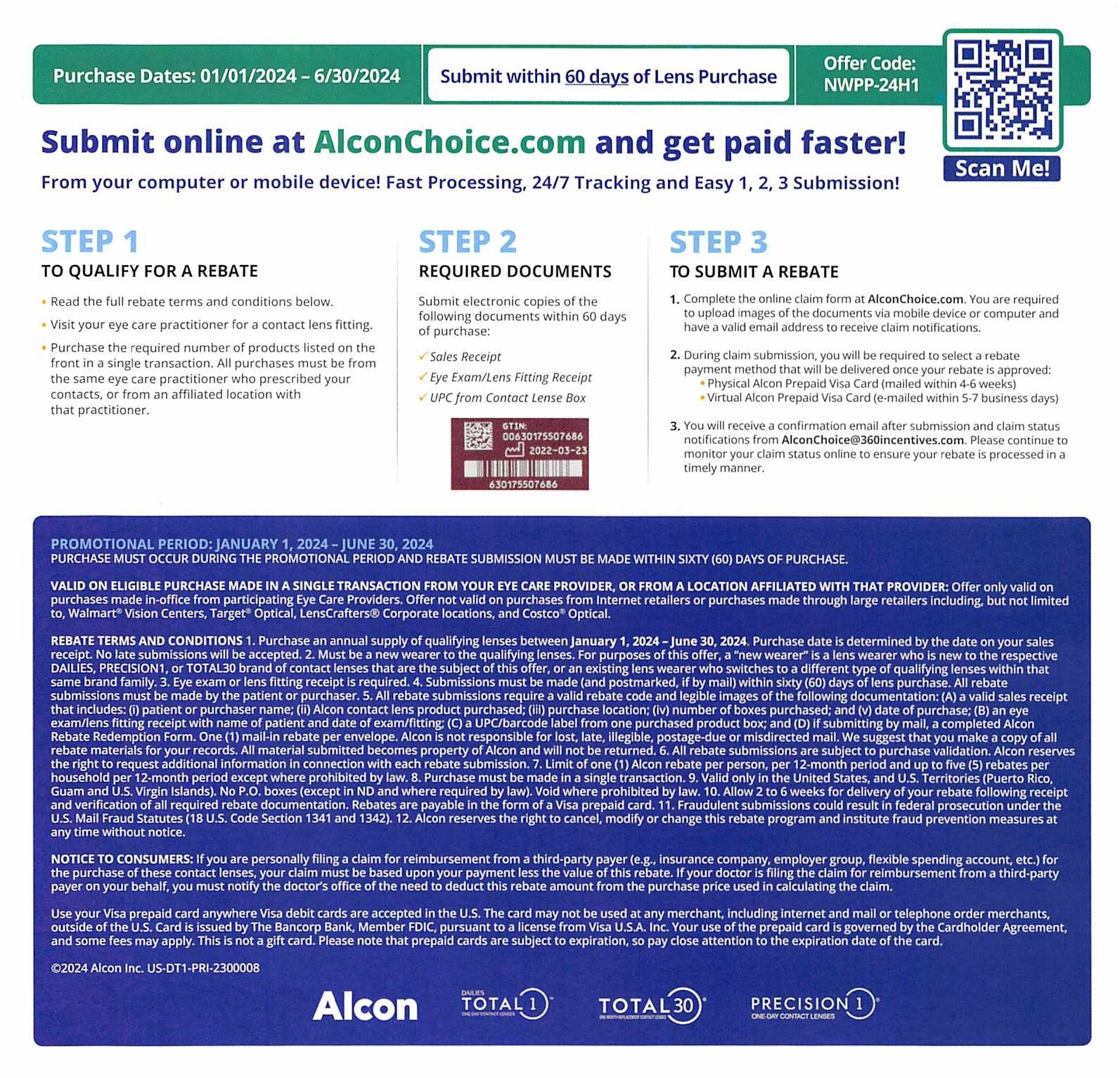 Get Up To A 300 Rebate On Alcon Contact Lenses Sunshine Optometry