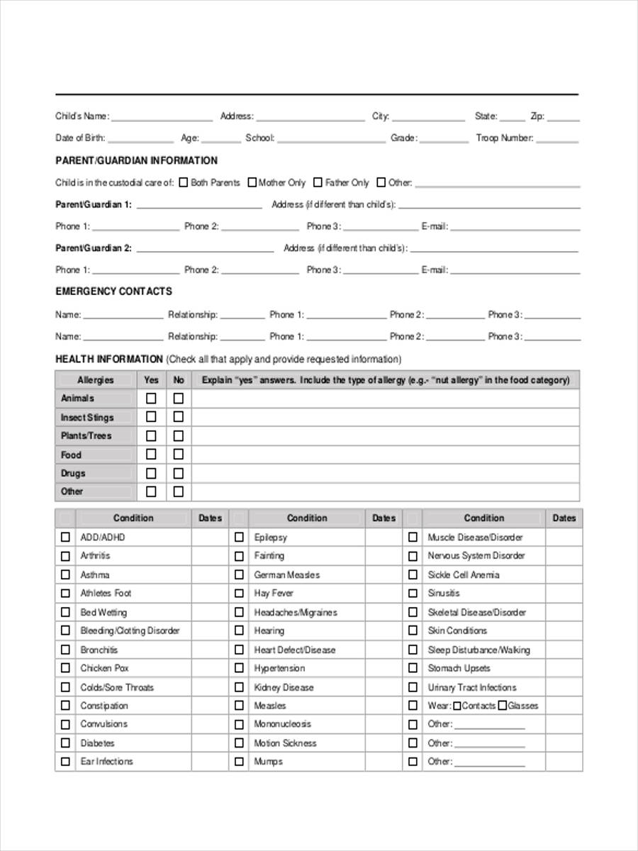 Girl Scout Registration Form Printable Atlanta Printable Forms Free 