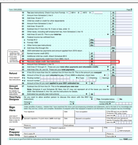 How Do I Claim The Recovery Rebate Credit On My Tax Return