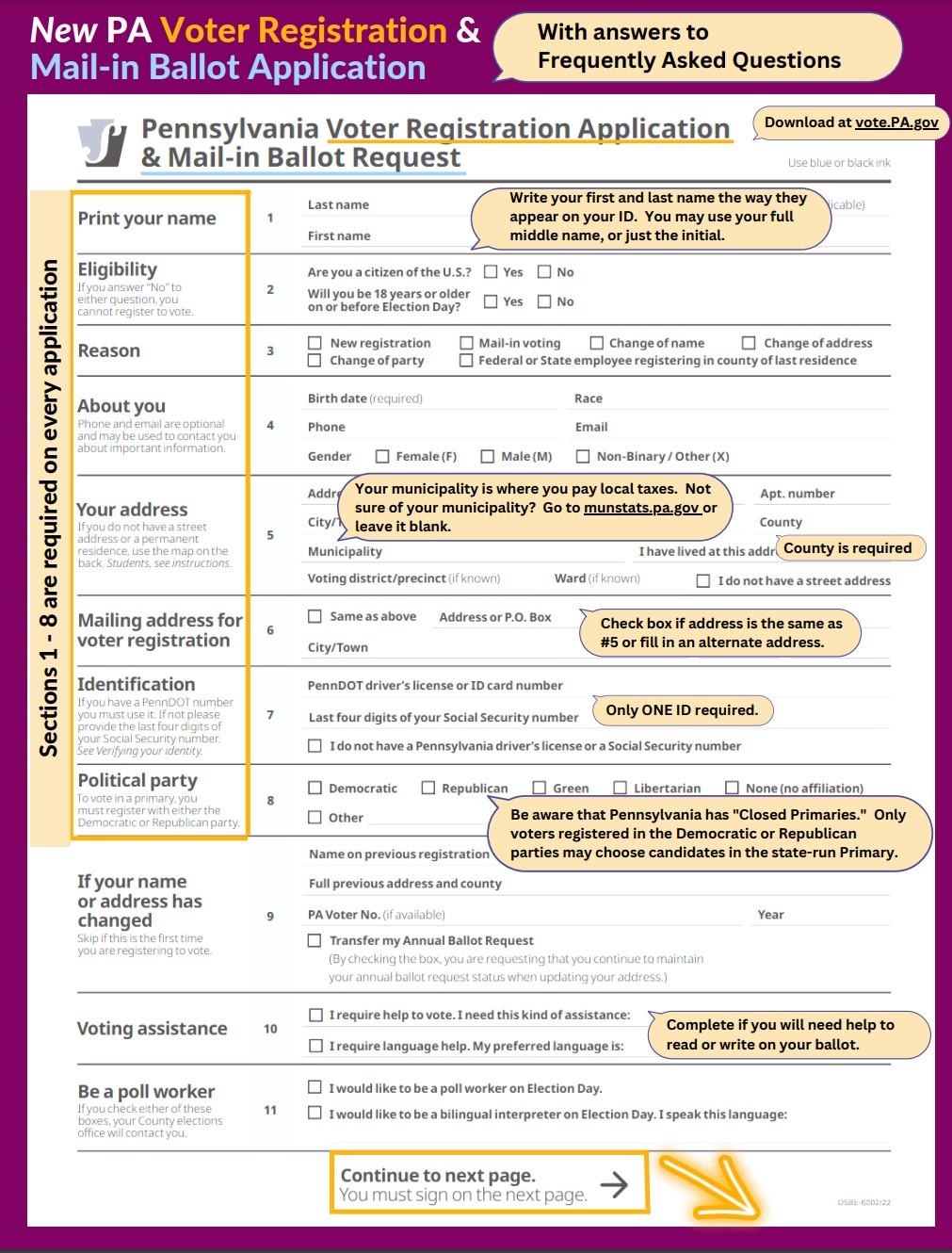How To Register To Vote In Allegheny County Pennsylvania League 