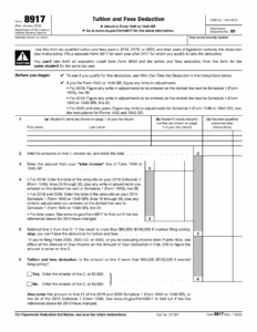 IRS Form 8917 Fill Out Sign Online And Download Fillable PDF