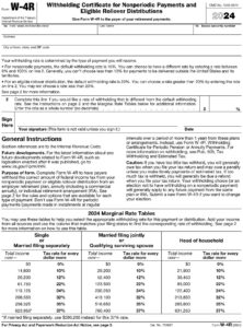 IRS Releases 2024 Form W 4R Wolters Kluwer Worksheets Library