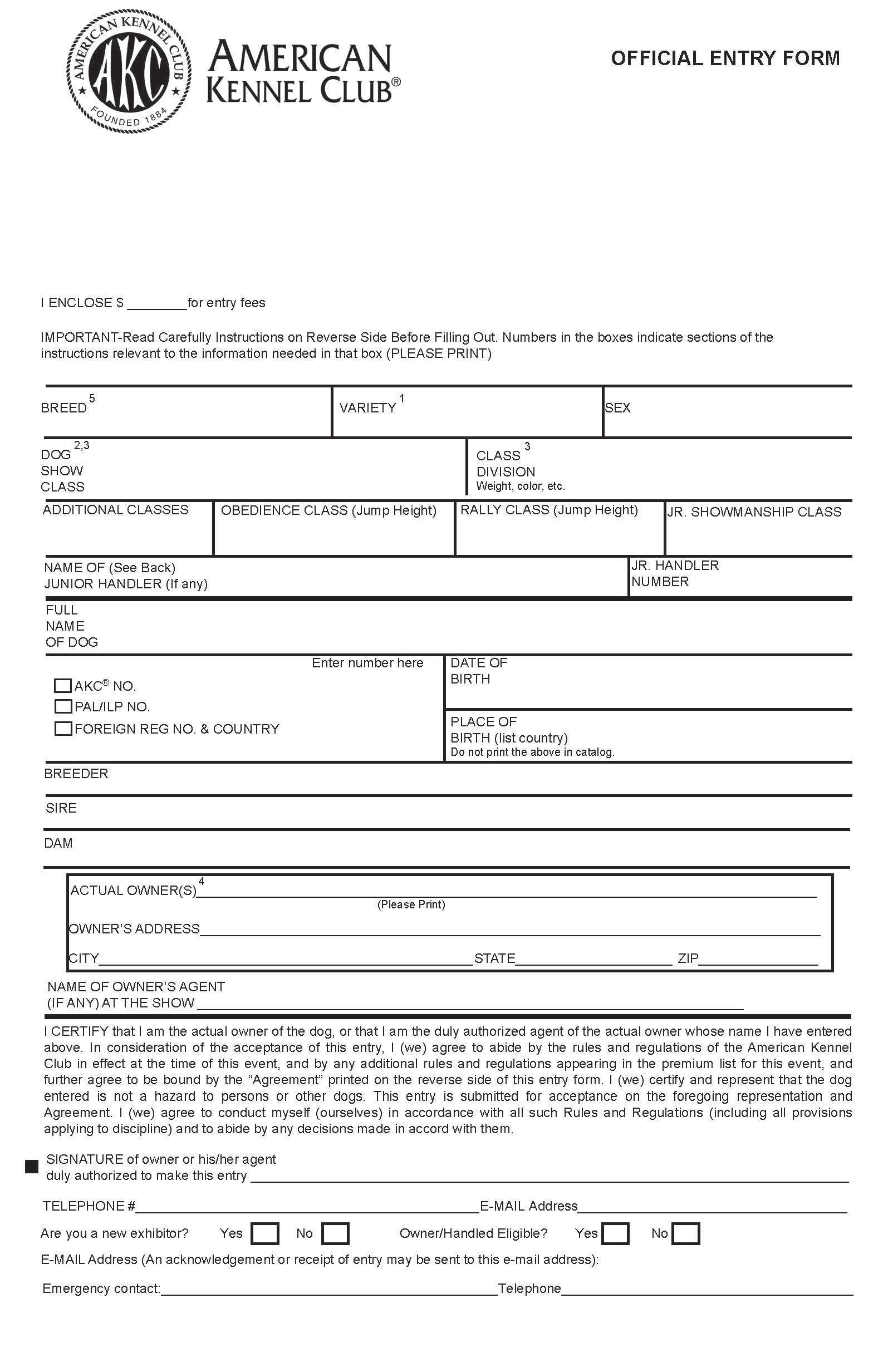 Litter Super Lost Dog Registration Papers