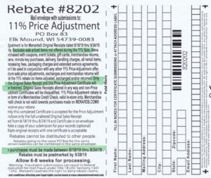 Menards Rebate Form Printable