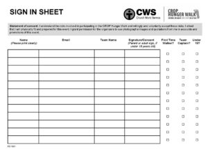 Order CROP Hunger Walk Materials CROP Hunger Walk Resources