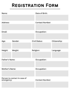 Page 2 Free Form Document Templates To Customize And Print Canva