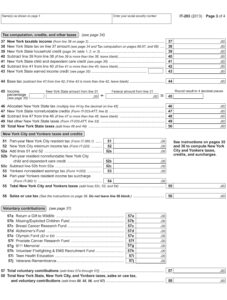 PDF NEW YORK STATE Non Resident Tax Information Forms IT 203 And IT 203 B