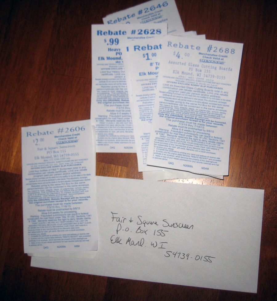 Print Menards Rebate Forms