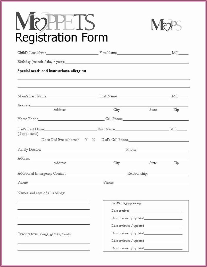 Printable Ckc Registration Forms Printable Forms Free Online