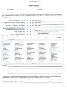Printable Patient Forms Justice Family Dentistry