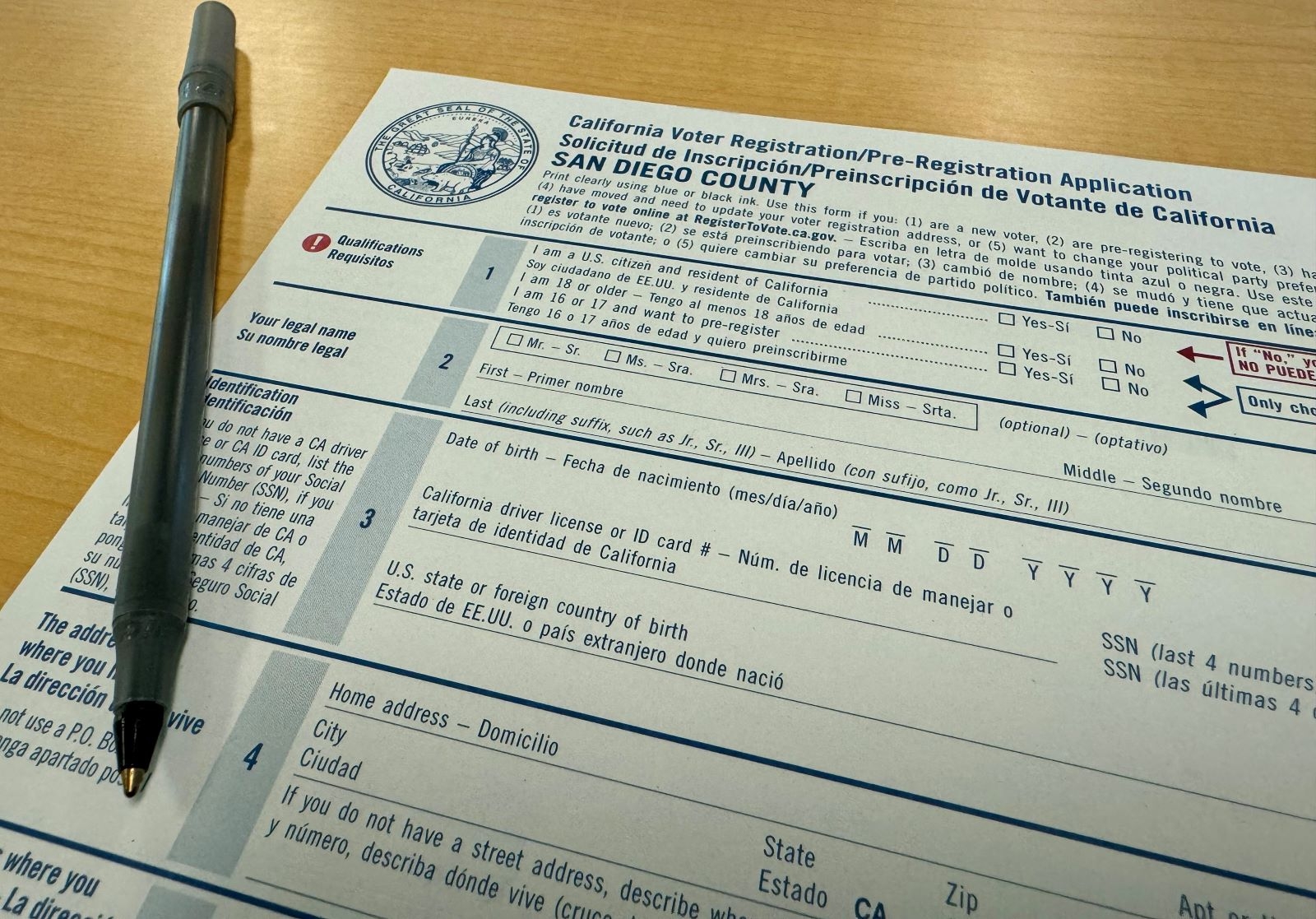 Register To Vote By June 16 For District One Special General Election News San Diego County News Center