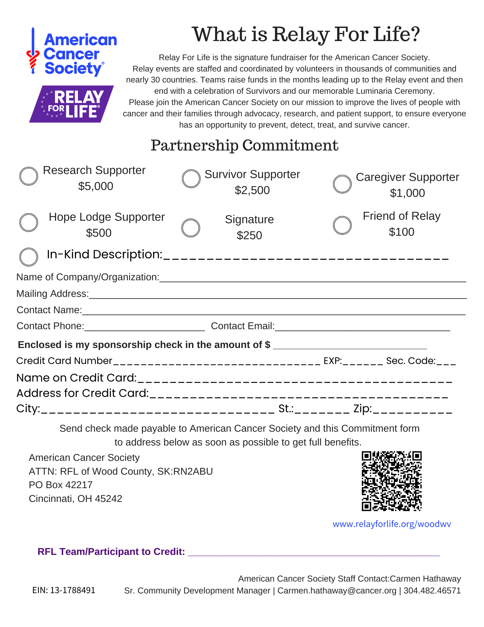 Relay For Life Of Wood County