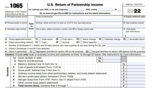 1065 Form 2023 Printable Forms Free Online