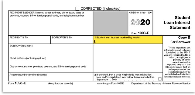 1098 E Tax Form Printable Printable Forms Free Online