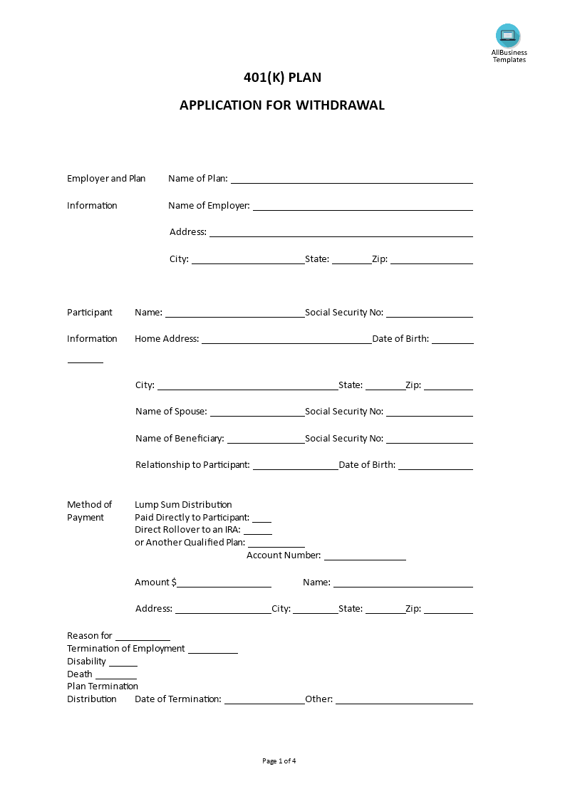 401k Withdrawal 1099 Form Form Example Download
