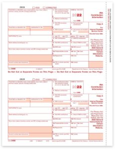 5498 Tax Forms For 2022 IRA Information IRS Copy A DiscountTaxForms