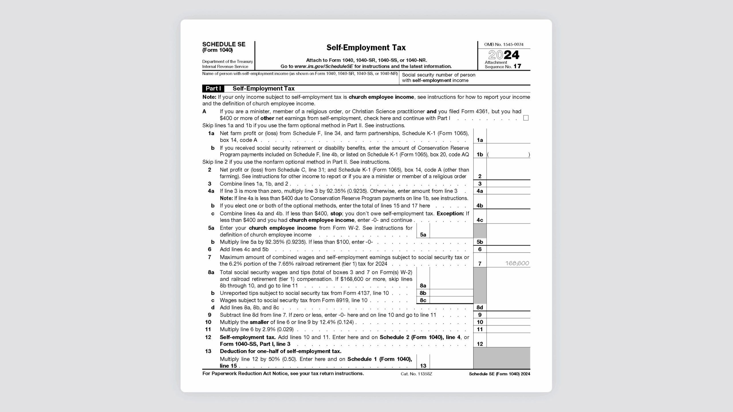 A Step by Step Guide To The Schedule SE Tax Form A Step by Step Guide To The Schedule SE Tax Form