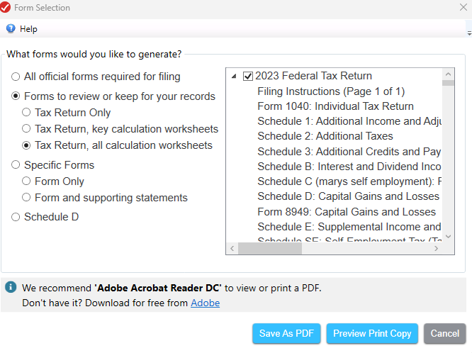 Access To Tax Forms Worksheets