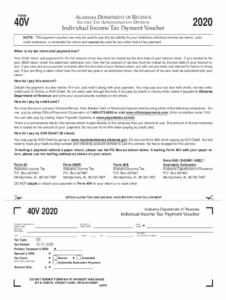 Alabama Department Of Revenue Fillable Tax Forms Printable Forms Free