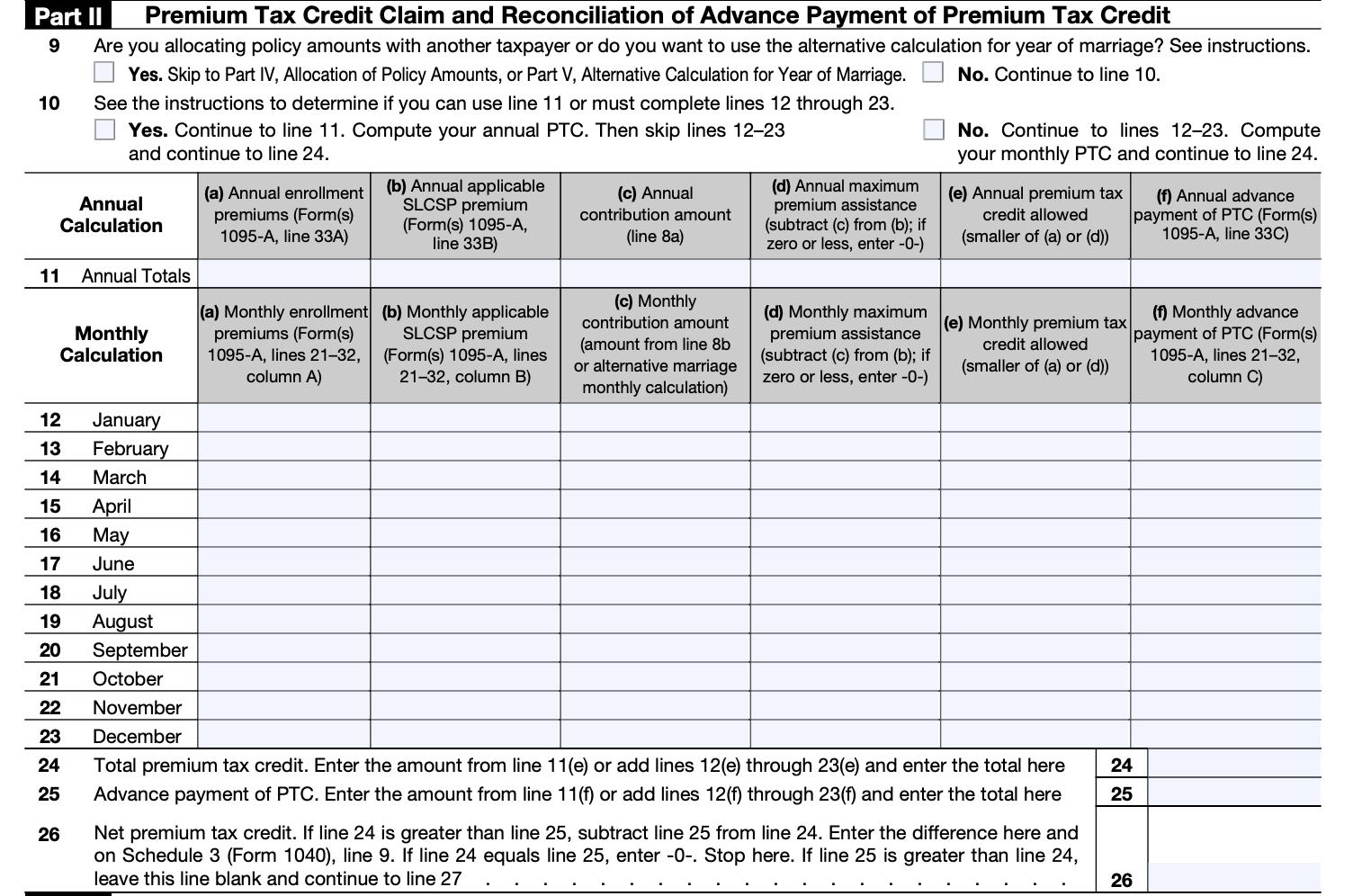 All About IRS Form 8962 And Calculating Your Premium Tax Credit Nasdaq
