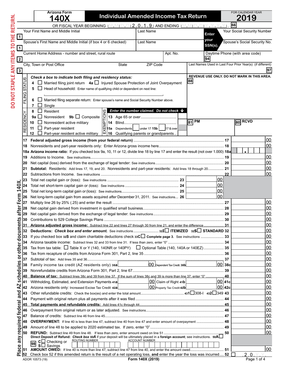 Arizona State Printable Tax Forms Printable Forms Free Online