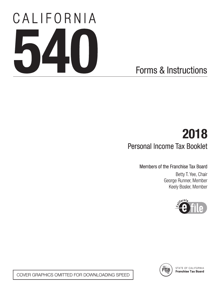 CA FTB 540 540A BK 2018 Fill Out Tax Template Online US Legal Forms