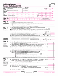 California State Tax Forms