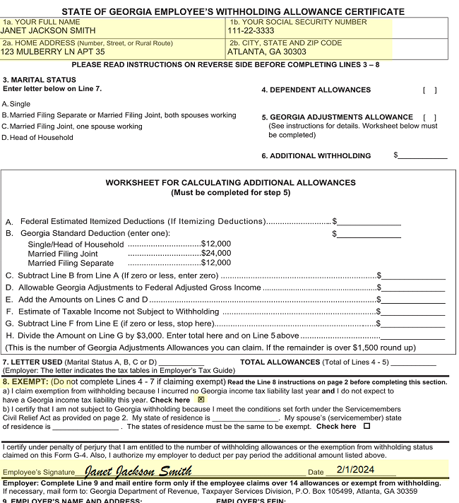 Caring Hands United Filing Exempt In The State Of Georgia