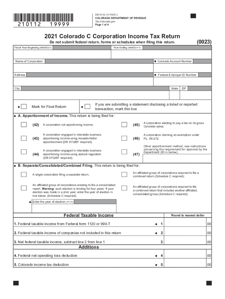 Colorado State Income Tax Fill Out Sign Online DocHub