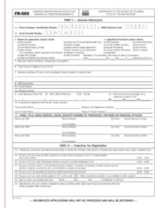 Dc Form Fr500 Fill Out Printable PDF Forms Online