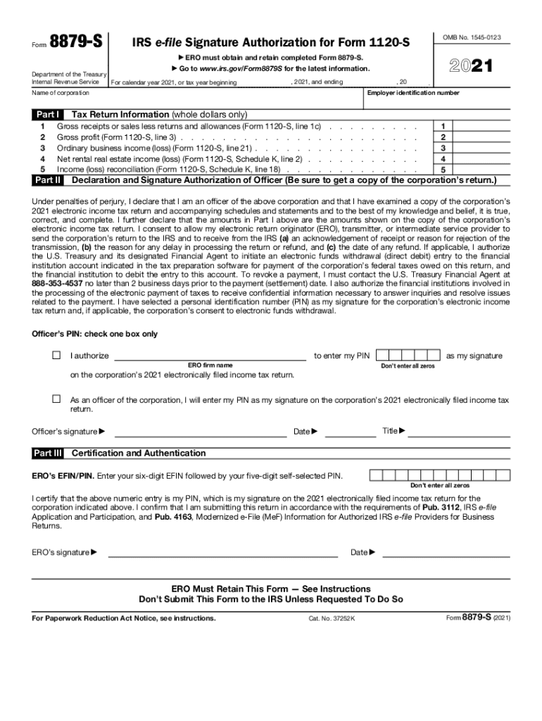 E File Form 8879 Fill Out Sign Online DocHub