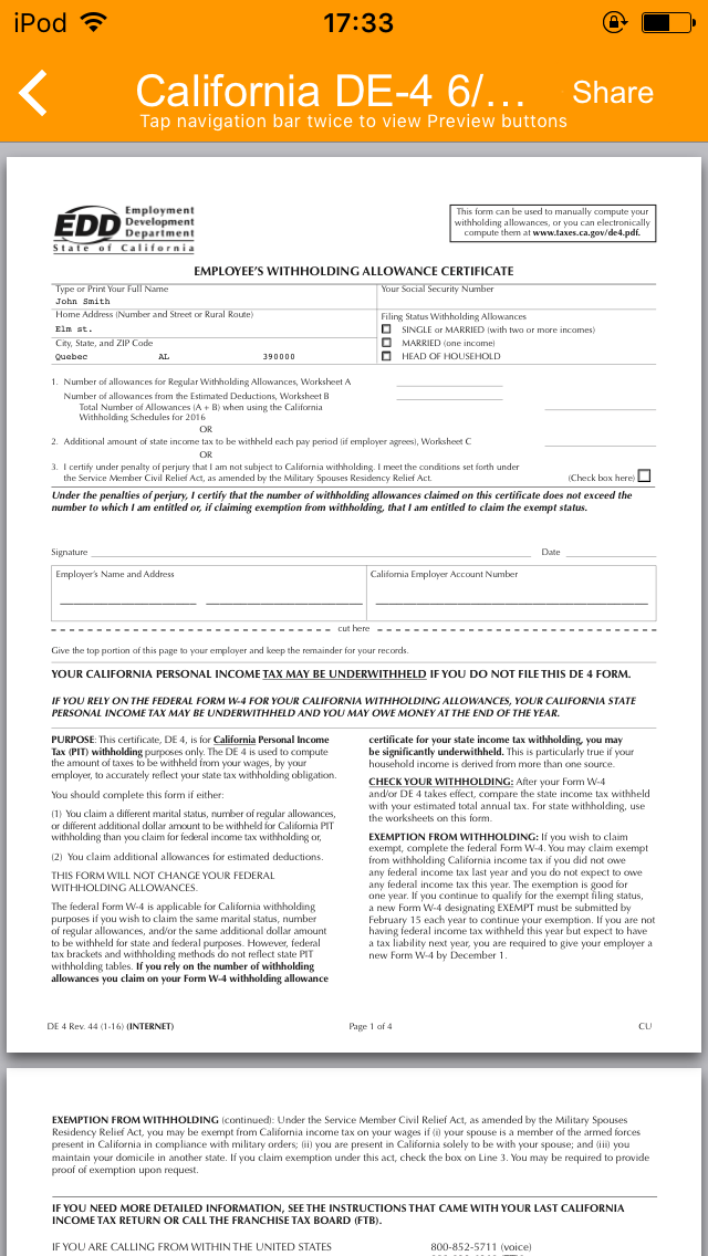 Edd Tax Form 2025 Mary J Spillman