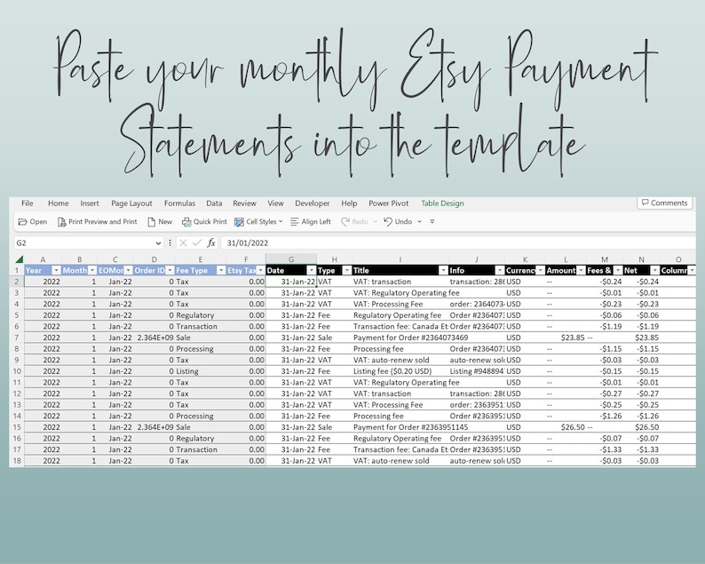 Etsy 1099 Checker For US Sellers Seller Spreadsheet To Reconcile Your 