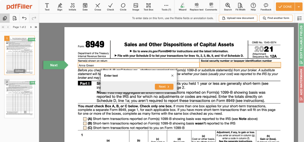 Fill Out Your Cryptocurrency Tax Forms With PdfFiller