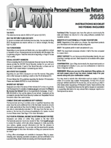 Fillable Online 2023 Pennsylvania Personal Income Tax Return