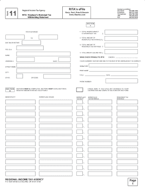 Fillable Online Download Regional Income Tax Agency Fax Email Print