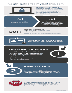 Fillable Online Login Guide For Mytaxform Fax Email Print PdfFiller