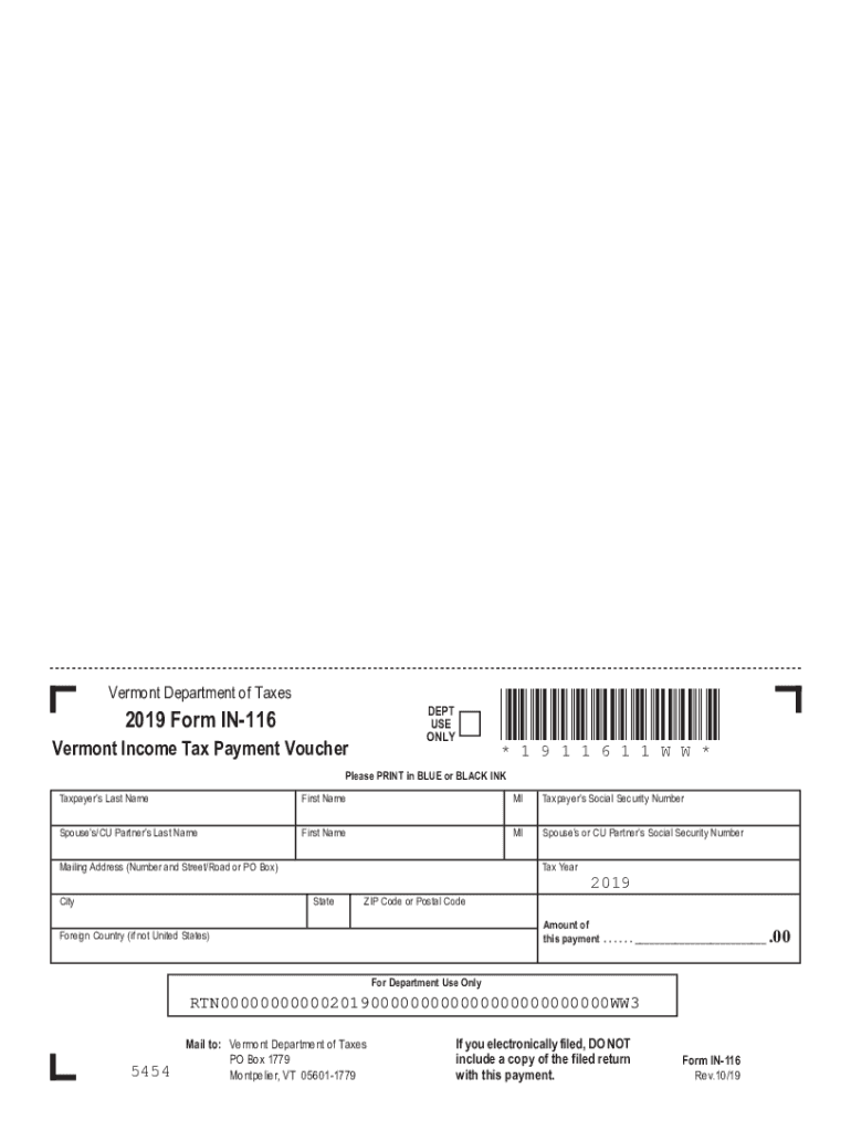 Fillable Online Vermont Income Taxes And VT State Tax Forms EFile Fax 