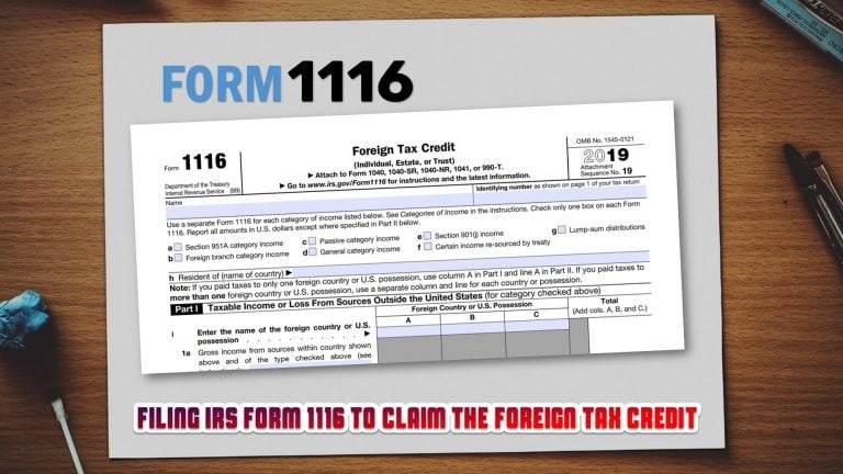 Foreign Tax Credit Your Guide To The Form 1116 SDG Accountant