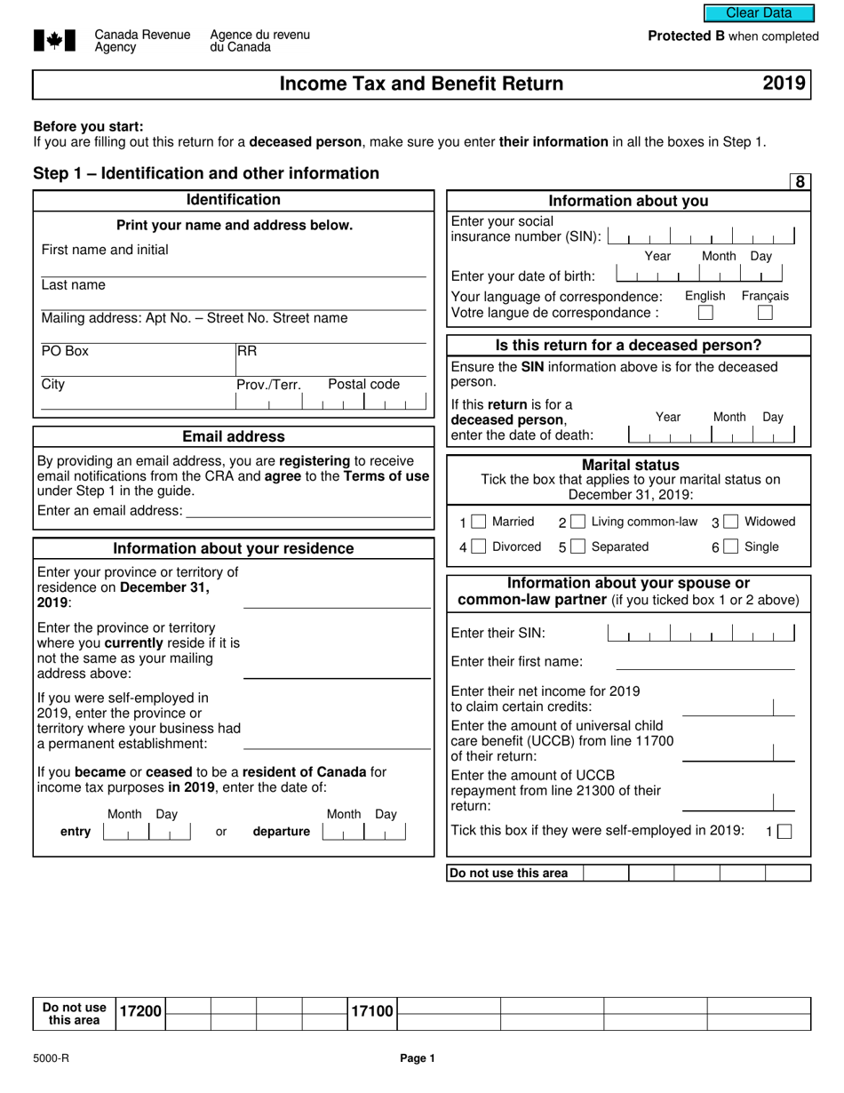 Form 5000 R 2019 Fill Out Sign Online And Download Fillable PDF 
