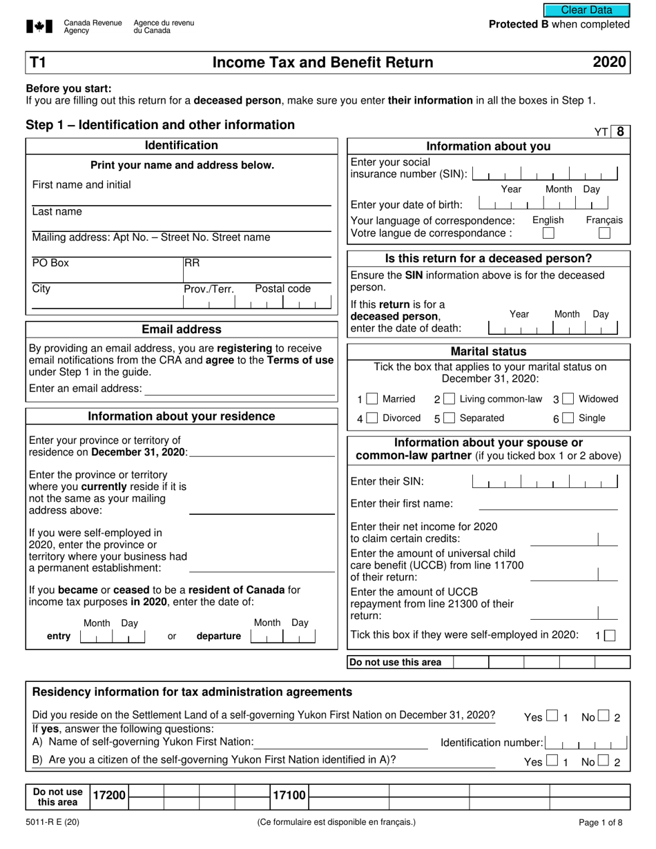 Form 5011 R 2020 Fill Out Sign Online And Download Fillable PDF 